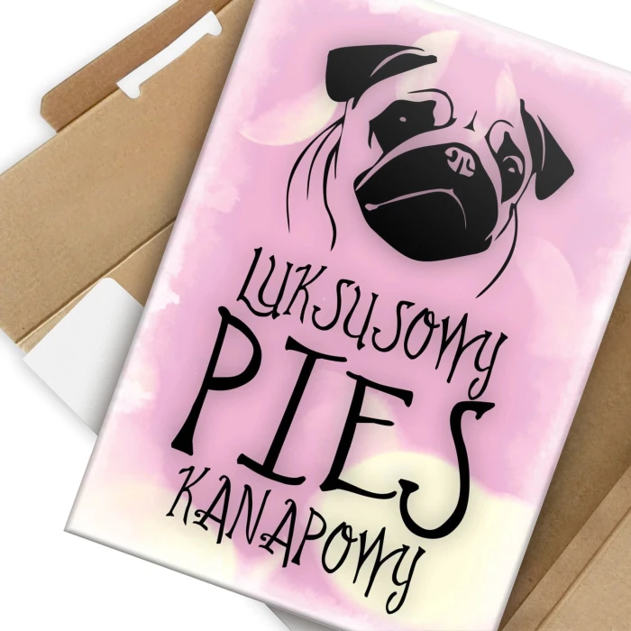 Plakat metalowy Pies kanapowy Prezent