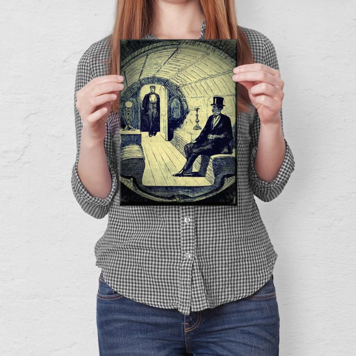 Plakat metalowy Gentleman Prezent