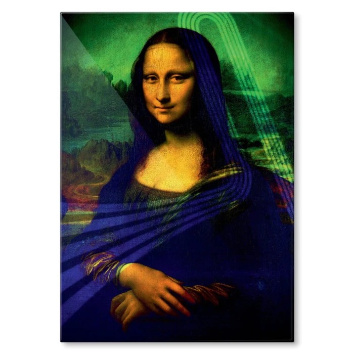 Plakat metalowy Lisa Prezent
