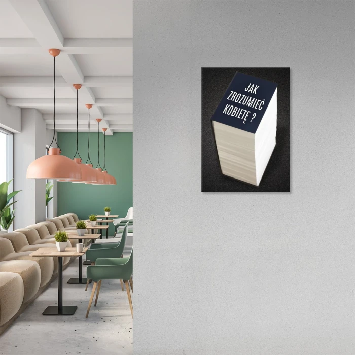 Plakat metalowy Jak zrozumieć kobietę Prezent