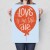 Plakat metalowy Love is in the air Prezent