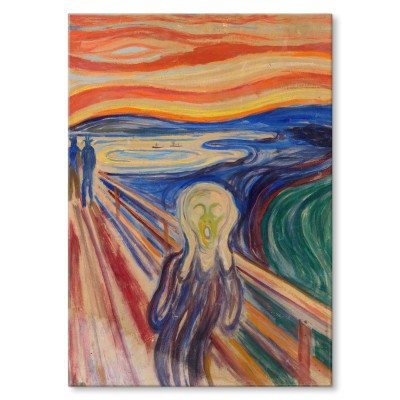 Plakat metalowy Edvard Munch Krzyk Prezent
