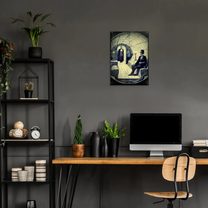 Plakat metalowy Gentleman Prezent