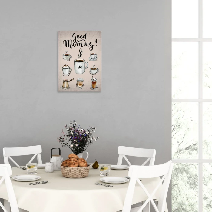 Plakat metalowy Good morning! Prezent
