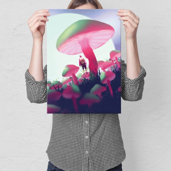 Plakat metalowy Magiczny ogród Prezent