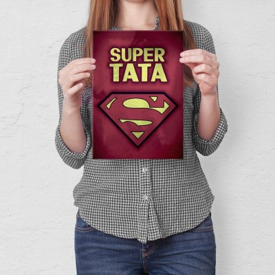 Plakat metalowy Super tata Prezent