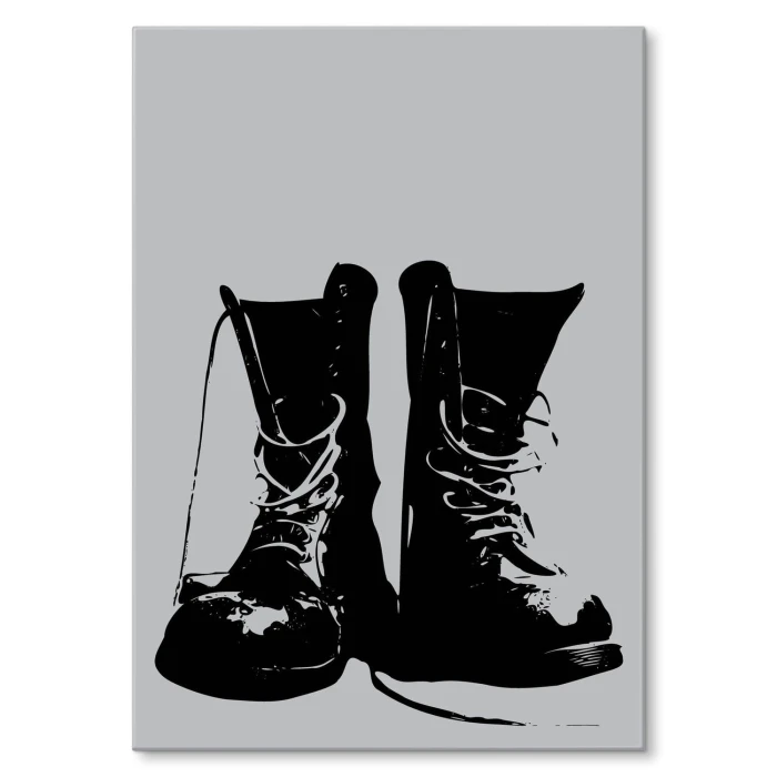 Plakat metalowy Glany Prezent