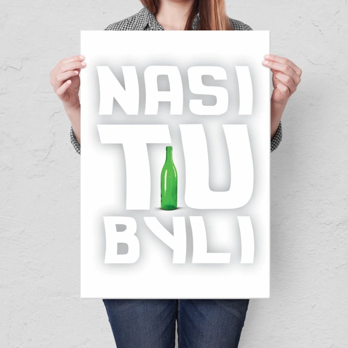 Plakat metalowy Nasi tu byli Seksmisja Prezent