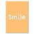 Plakat metalowy Smile Prezent