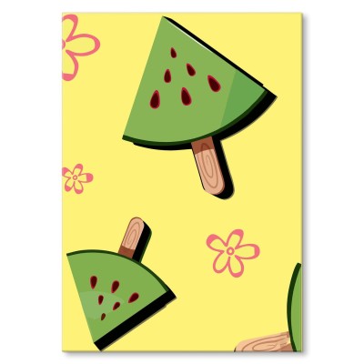 Plakat metalowy Lody na patyku Prezent