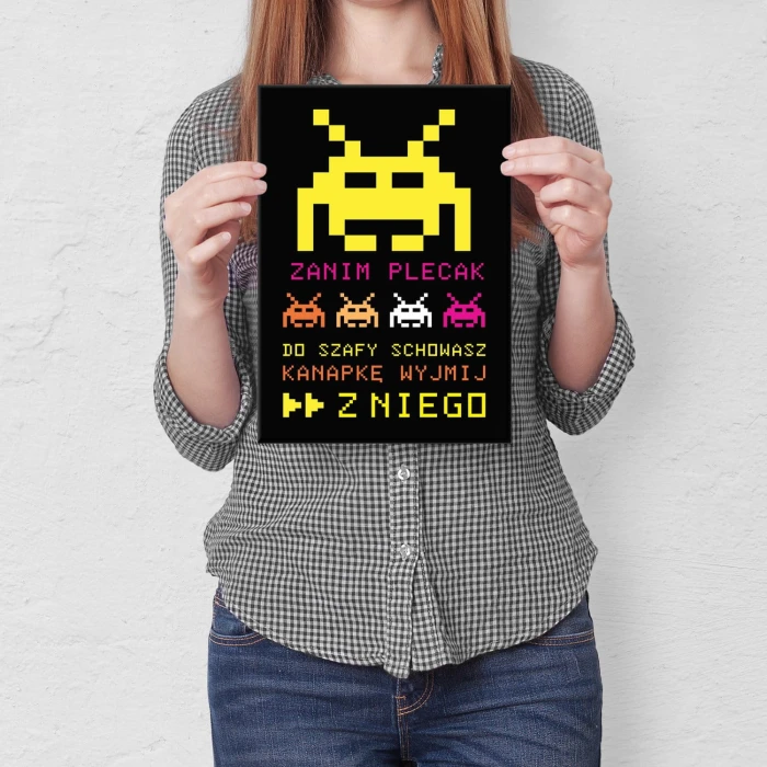 Plakat metalowy Dobra rada Prezent
