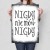 Plakat metalowy Nigdy nie mów nigdy Prezent