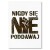 Plakat metalowy Nigdy się nie poddawaj Prezent
