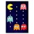 Plakat metalowy Pacman Prezent