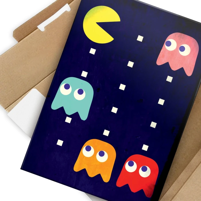 Plakat metalowy Pacman Prezent