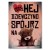Plakat metalowy Spójrz na misia Prezent