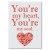 Plakat metalowy My hart , my soul Prezent
