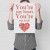 Plakat metalowy My hart , my soul Prezent