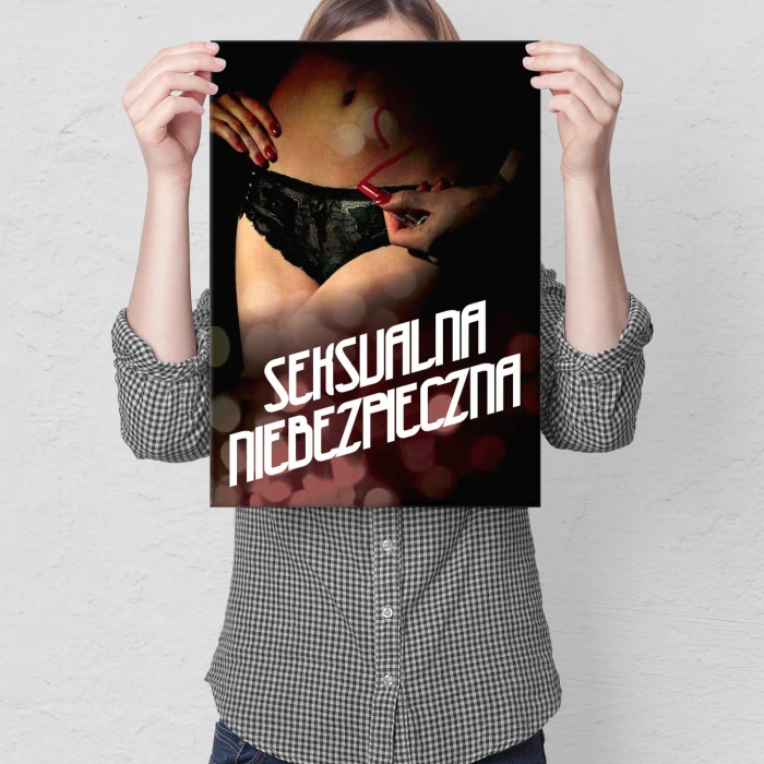 Plakat metalowy Seksualna niebezpieczna Prezent
