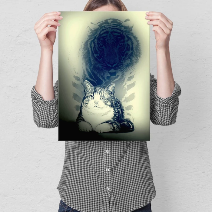 Plakat metalowy Druga natura Prezent