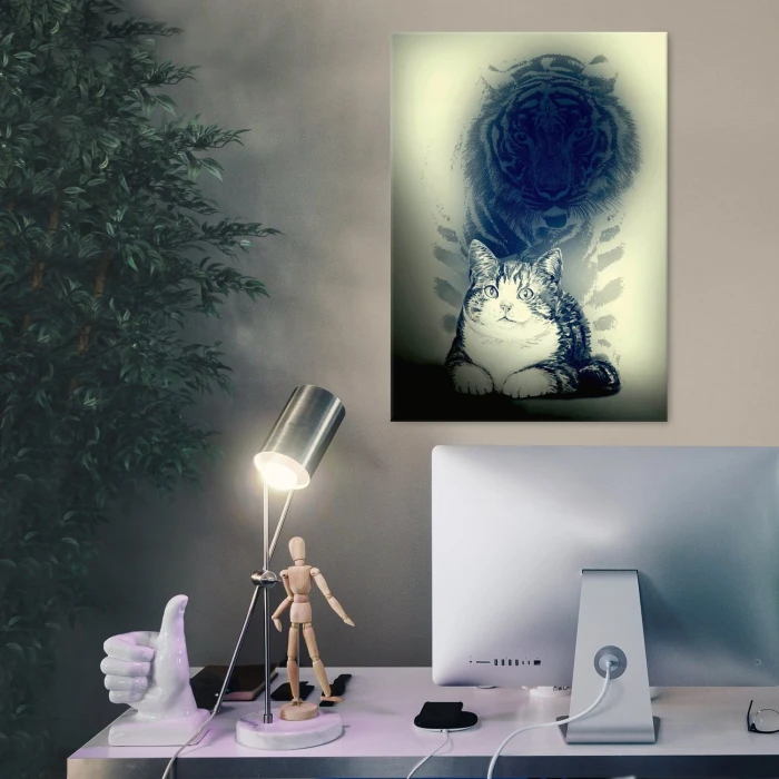Plakat metalowy Druga natura Prezent