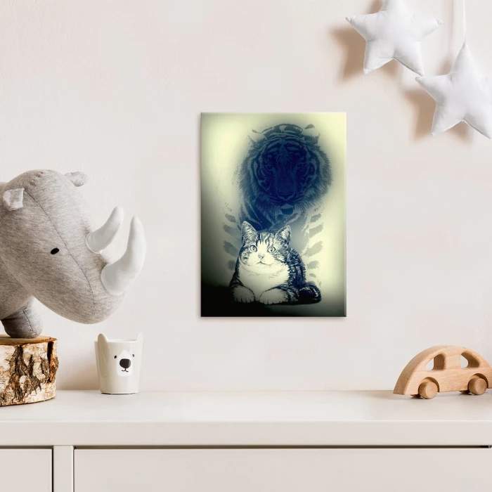 Plakat metalowy Druga natura Prezent
