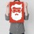 Plakat metalowy Santa Prezent