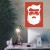 Plakat metalowy Santa Prezent