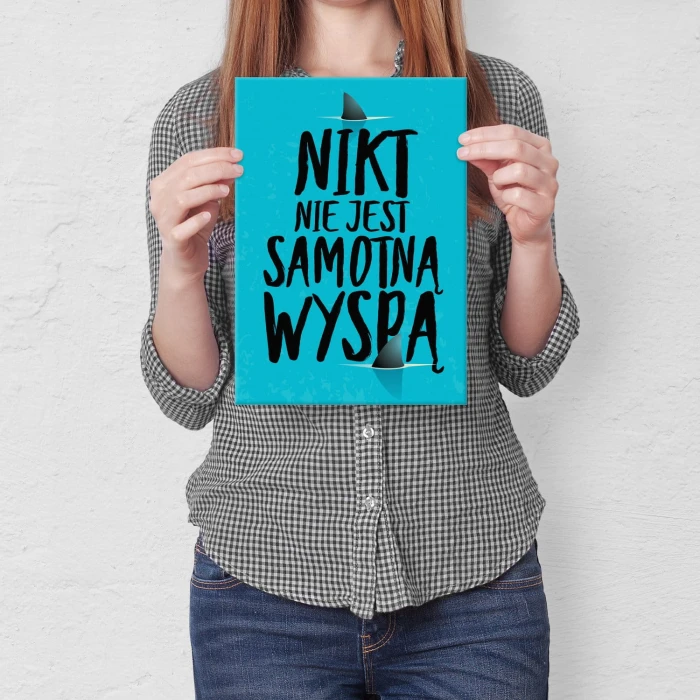 Plakat metalowy Samotna wyspa Prezent