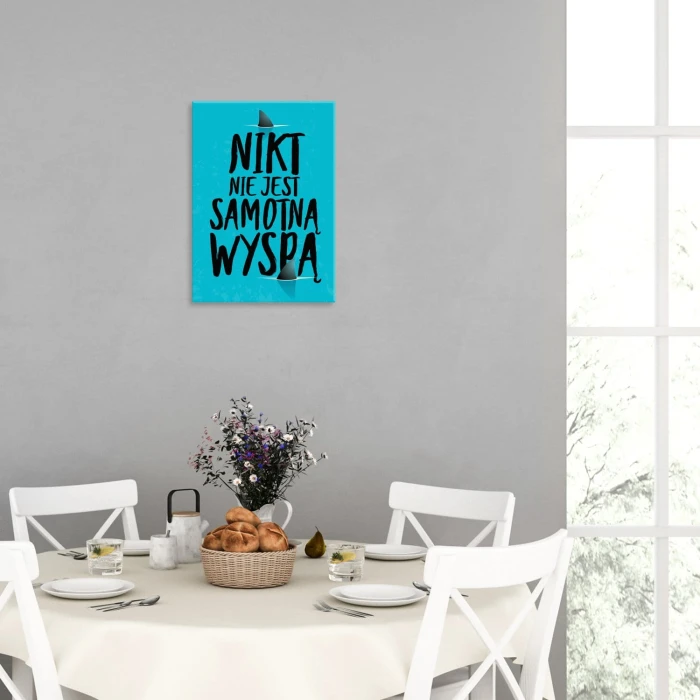 Plakat metalowy Samotna wyspa Prezent