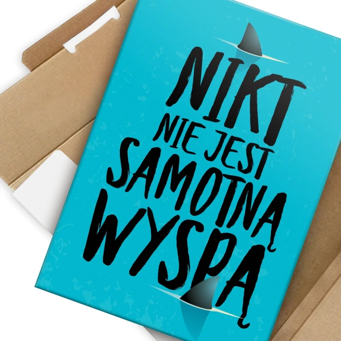 Plakat metalowy Samotna wyspa Prezent