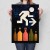 Plakat metalowy Run to drink Prezent
