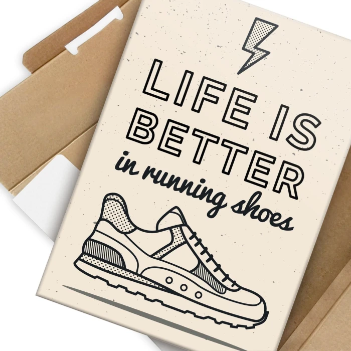 Plakat metalowy Life is better Prezent
