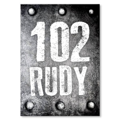 Plakat metalowy 102 Rudy Prezent
