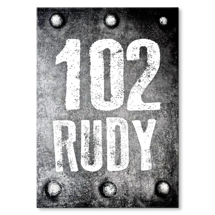 Plakat metalowy 102 Rudy Prezent