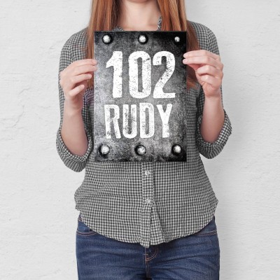 Plakat metalowy 102 Rudy Prezent