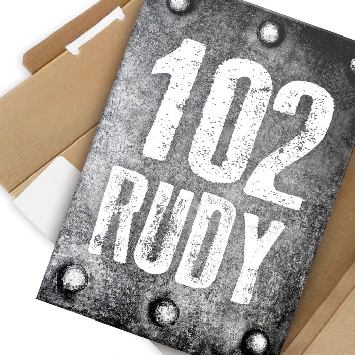Plakat metalowy 102 Rudy Prezent