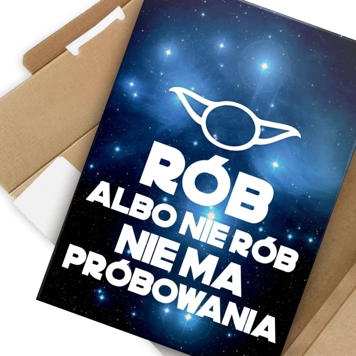 Plakat metalowy Nie ma próbowania Prezent