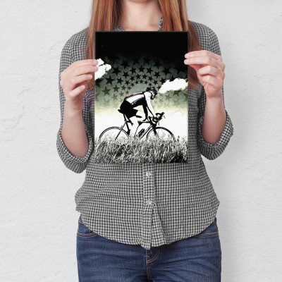 Plakat metalowy Rower moim życiem Prezent