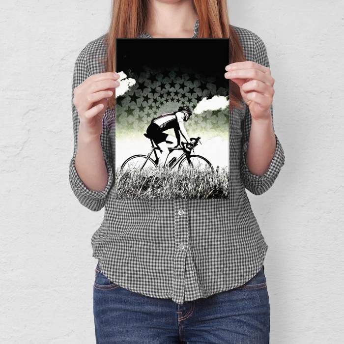 Plakat metalowy Rower moim życiem Prezent