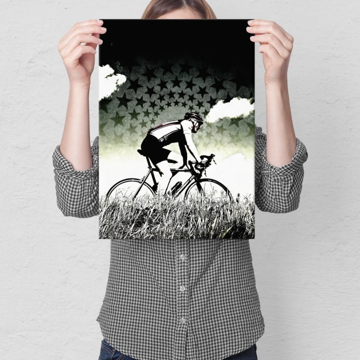 Plakat metalowy Rower moim życiem Prezent