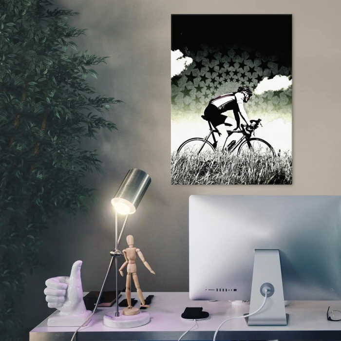 Plakat metalowy Rower moim życiem Prezent