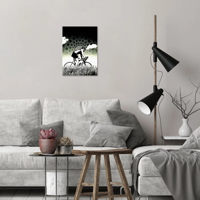 Plakat metalowy Rower moim życiem Prezent