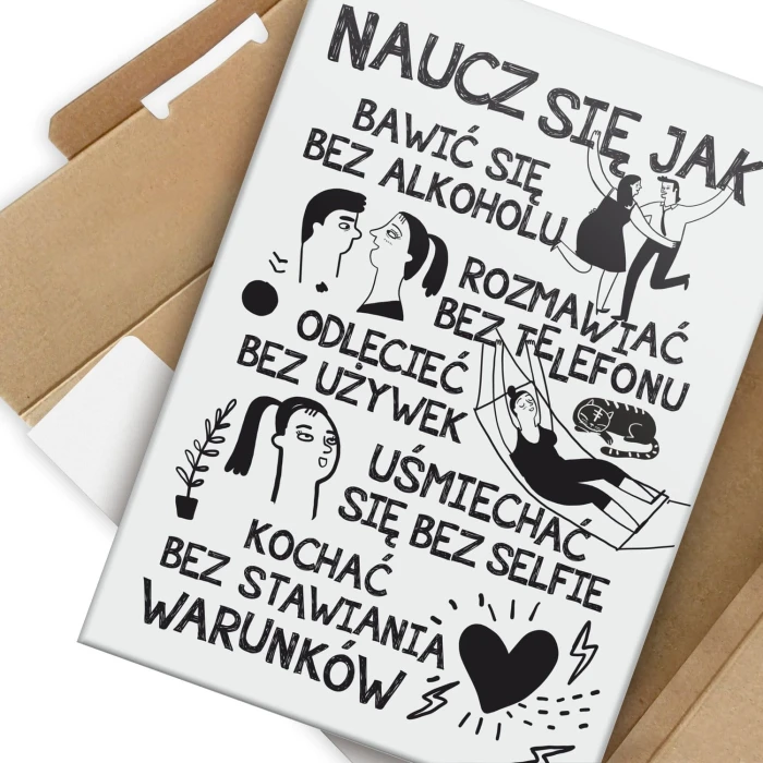 Plakat metalowy Naucz się jak Prezent