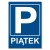 Plakat metalowy Parking piątek Prezent