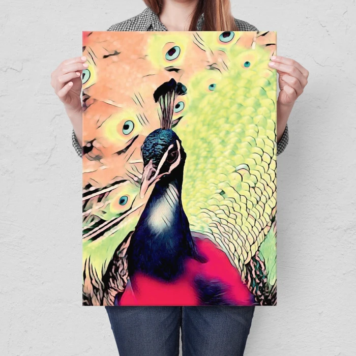 Plakat metalowy Paw Prezent