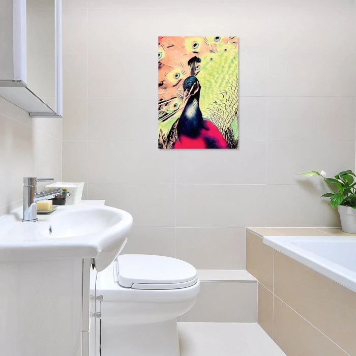 Plakat metalowy Paw Prezent