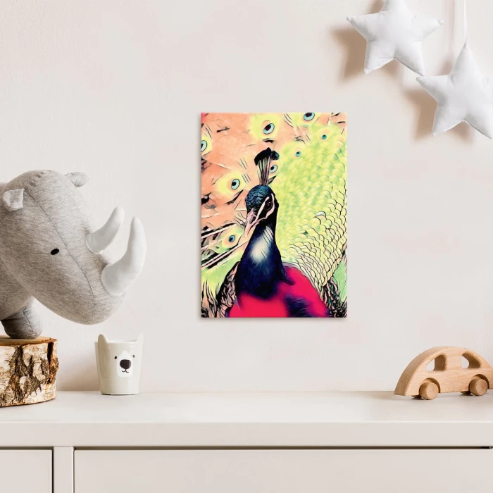 Plakat metalowy Paw Prezent