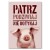 Plakat metalowy Patrz i podziwiaj Prezent