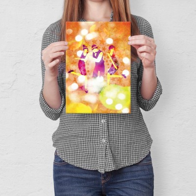 Plakat metalowy Impreza Prezent
